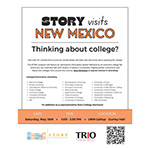 Story Visits New Mexico: College Fair