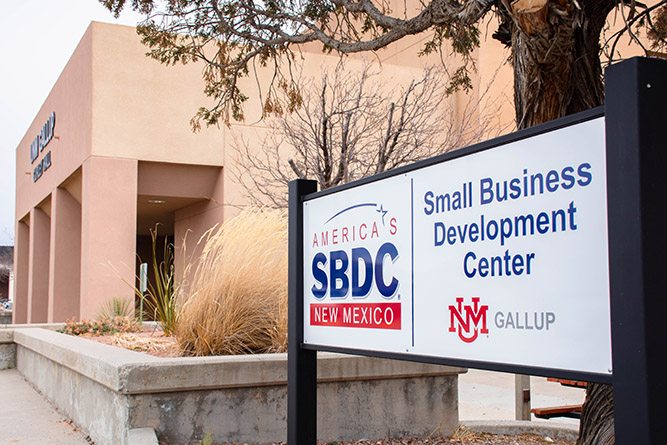 The Small Business Development Center at The University of New Mexico-Gallup is located inside Gurley Hall.