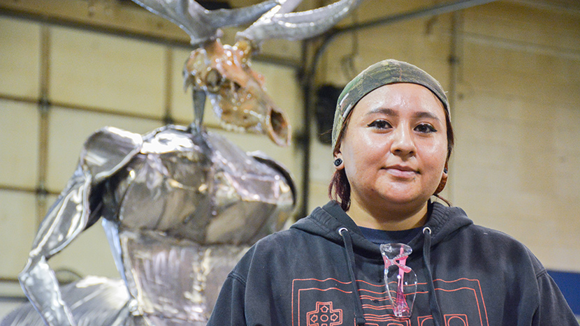 UNM-Gallup student seeks relaxing pandemic hobby, finds degree in welding 