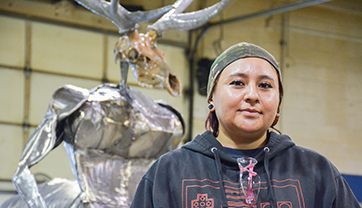 UNM-Gallup student seeks relaxing pandemic hobby, finds degree in welding 