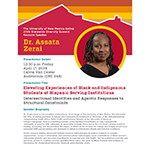 Diversity Summit Keynote: Dr. Assata Zerai