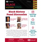 Black History Panel Discussion