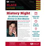 History Night on African American History in New Mexico