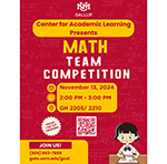 CAL Fall Events: Math Team Competition