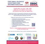 Free Small Business Assistance and Information Event