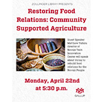 Restoring Food Relations: Community Supported Agriculture